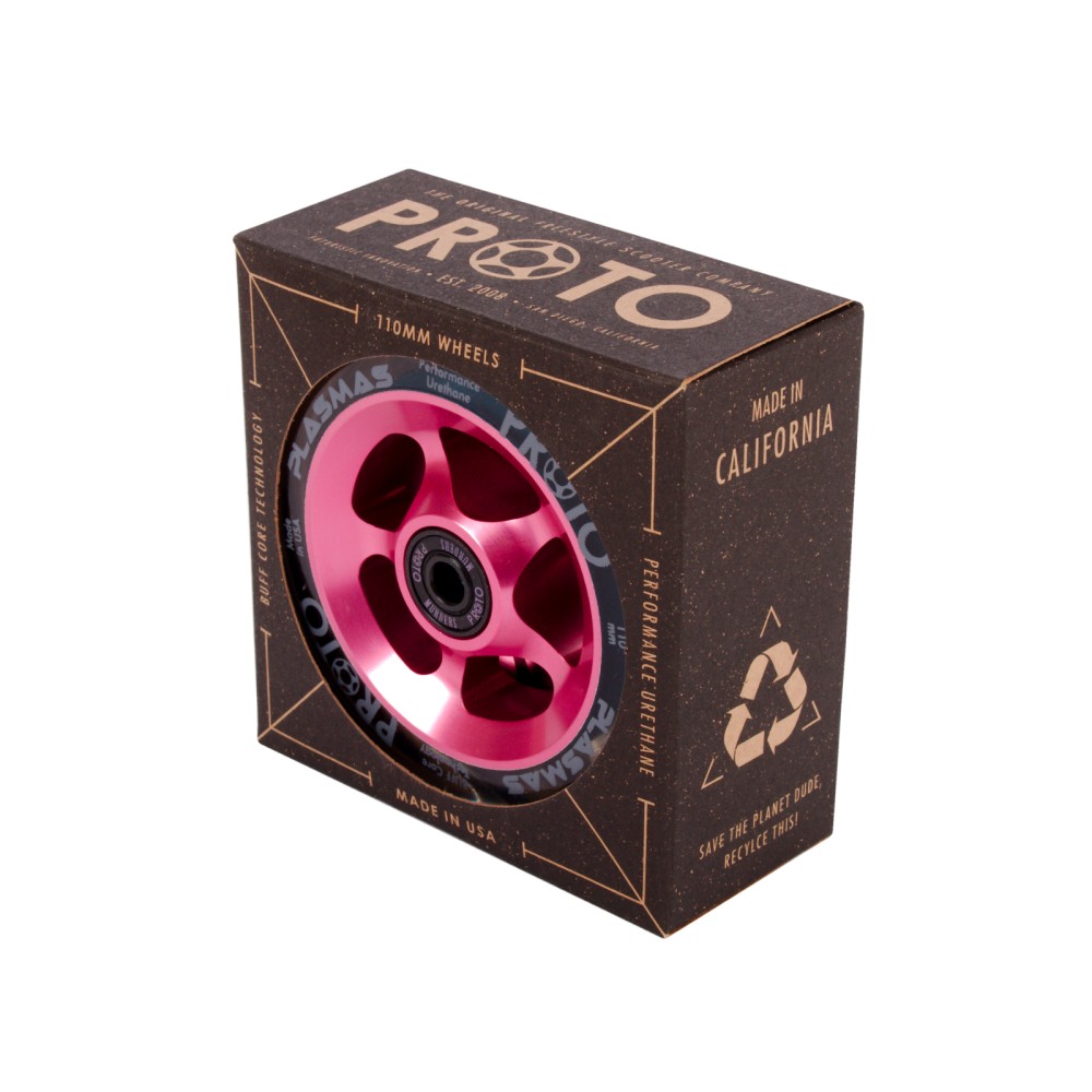 Комплект колёс Proto Plasma Pro Scooter Wheels 2-Pack 110mm Neon Pink